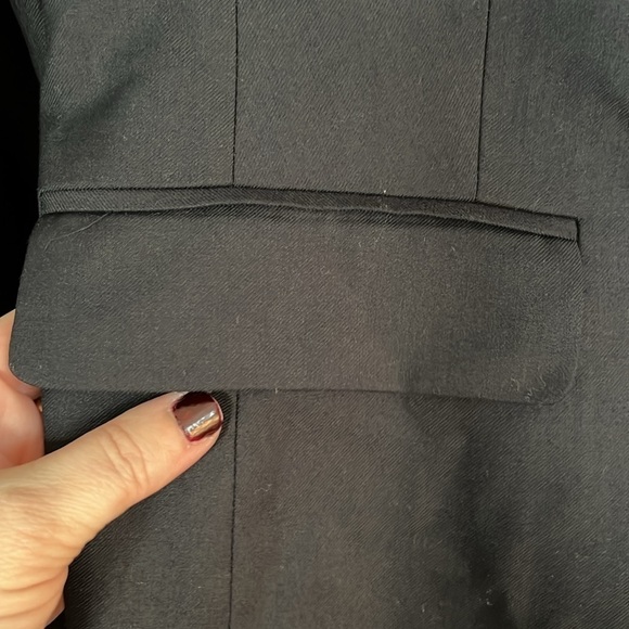 THE LIMITED Solid Navy Blue Fully Lined Button Down Blazer/Jacket, Sz 14, NWT. - Picture 7 of 12